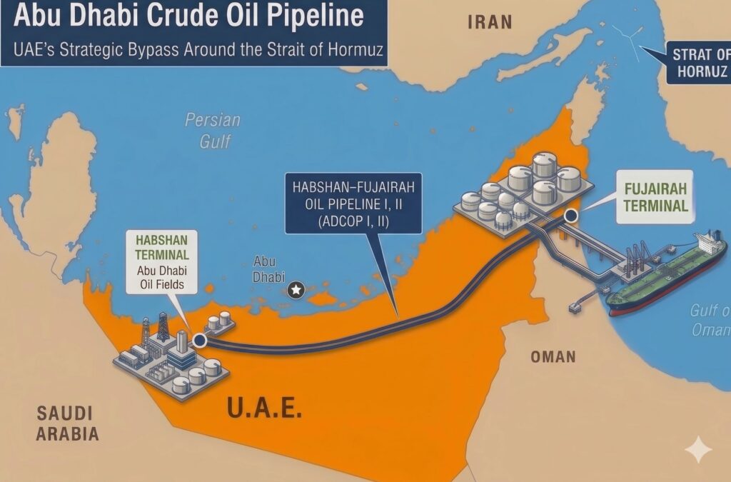 UAE의 아부다비 송유관 I, II (Abu Dhabi Crude Oil Pipeline I, II)