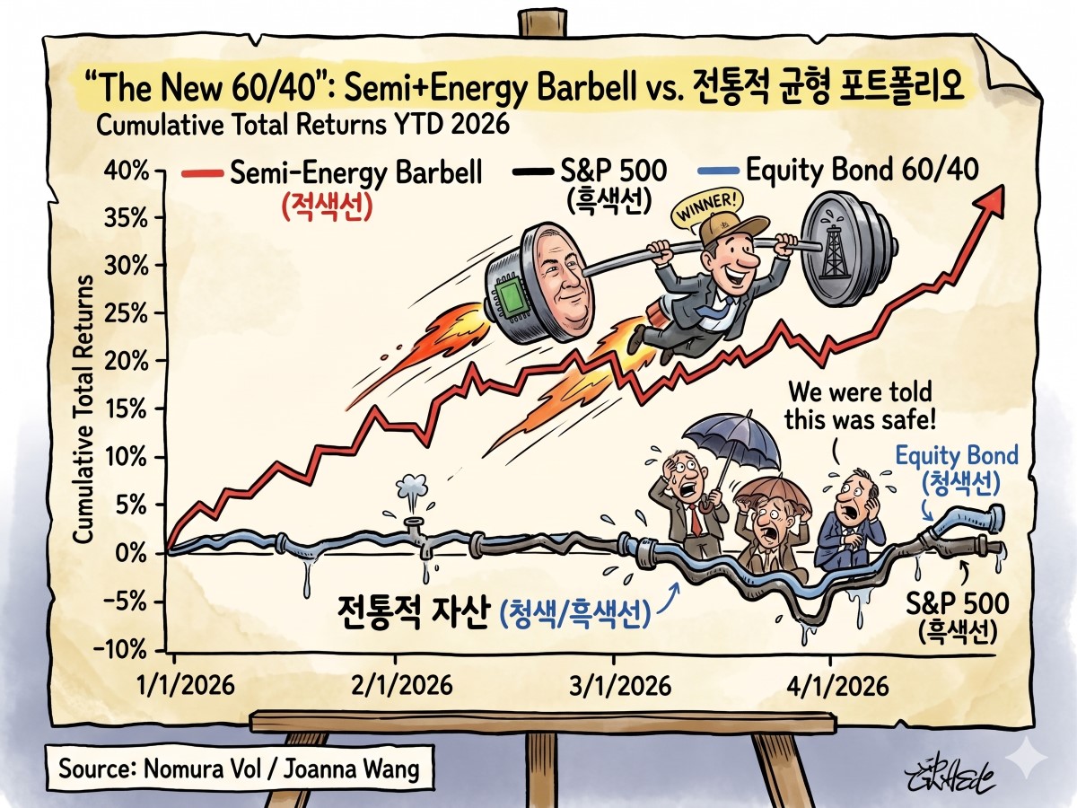 노무라가 제시하는 새 포트폴리오, 반도체 60 / 에너지 40