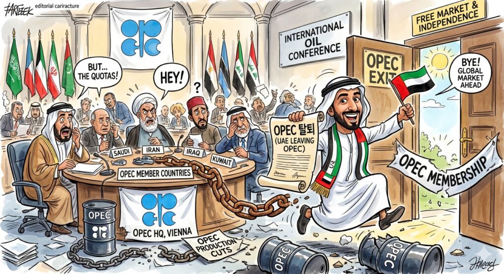 UAE, 2026년 5월 1일부로 OPEC에서 탈퇴